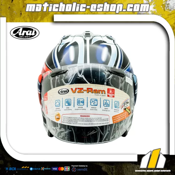 Arai - VZ-RAM Nakano GP2 Helm Open Face | maticholic-eshop.com